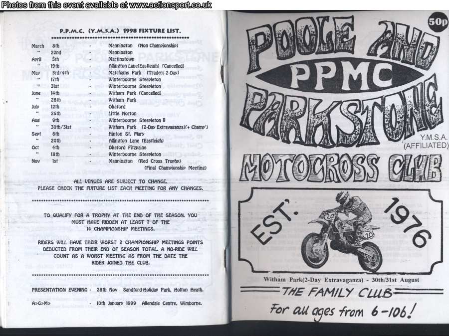 Event programme page